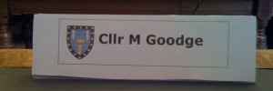 Councillor M Goodge